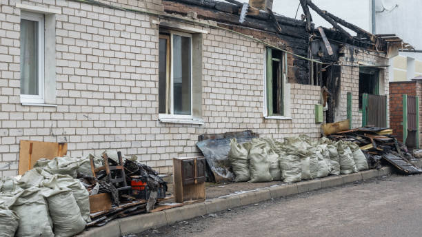 Professional Emergency Fire Cleanup technician working in Bellmawr, NJ
